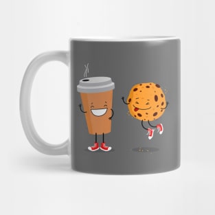 Coffee and cookie. Mug